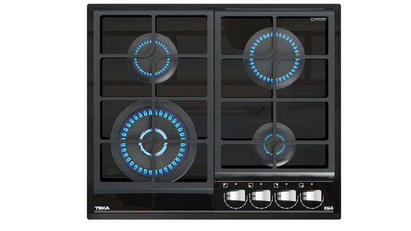 Cubierta a Gas 60 cm Teka Cristal Negro - GZC64320XBB