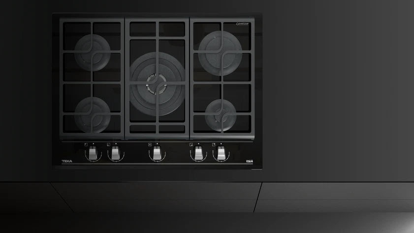 Cubierta a Gas 70 cm Teka Cristal Negro - GZC75330XBB