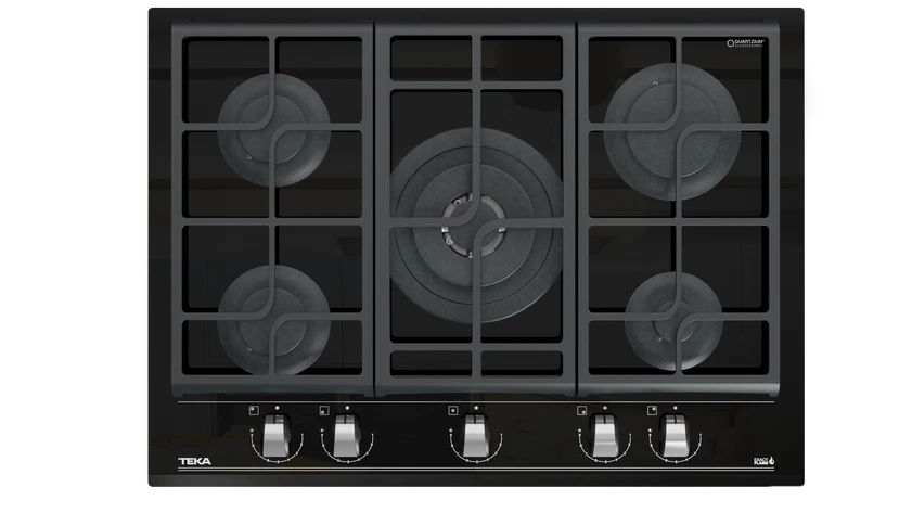 Cubierta a Gas 70 cm Teka Cristal Negro - GZC75330XBB