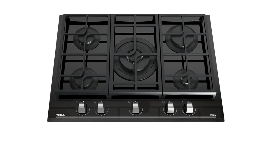 Cubierta a Gas 70 cm Teka Cristal Negro - GZC75330XBB