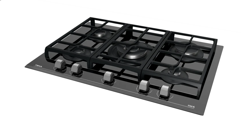 Cubierta a Gas 70 cm Teka Cristal Negro - GZC75330XBB