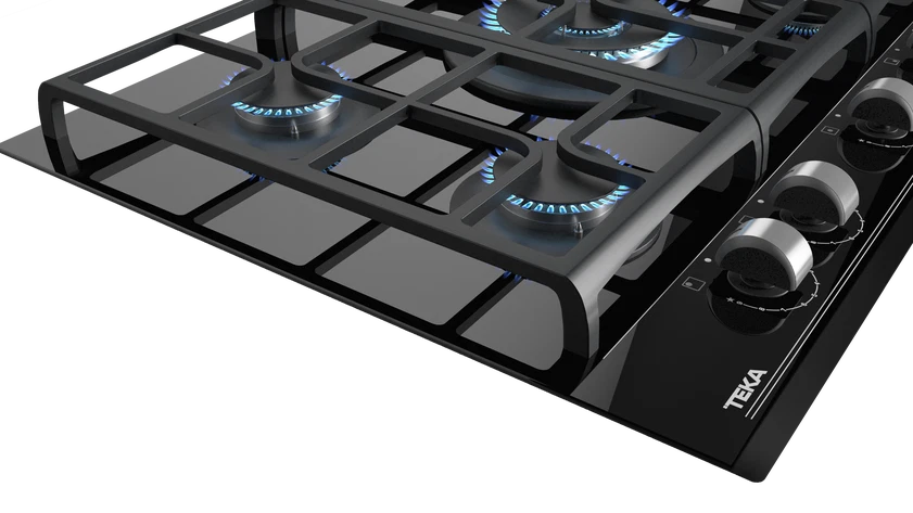 Cubierta a Gas 70 cm Teka Cristal Negro - GZC75330XBB