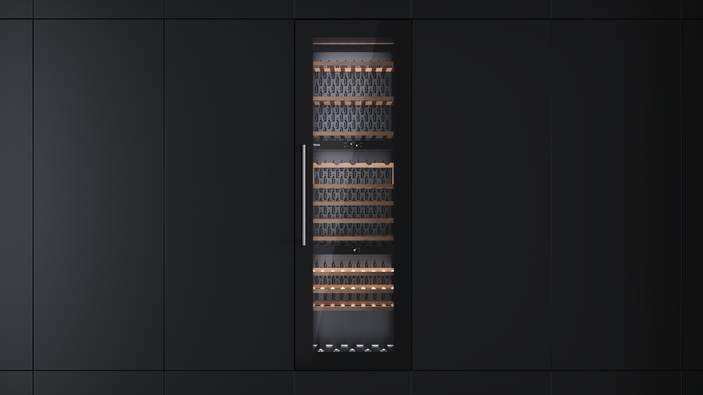 Cava de Vinos 93 Botellas Teka Negra - RVI 30097 GBK