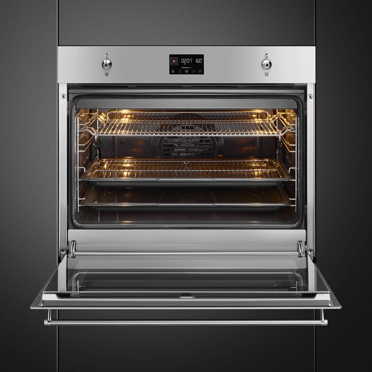 Horno Electrico Multifuncion Smeg SFT302TX 70 cm