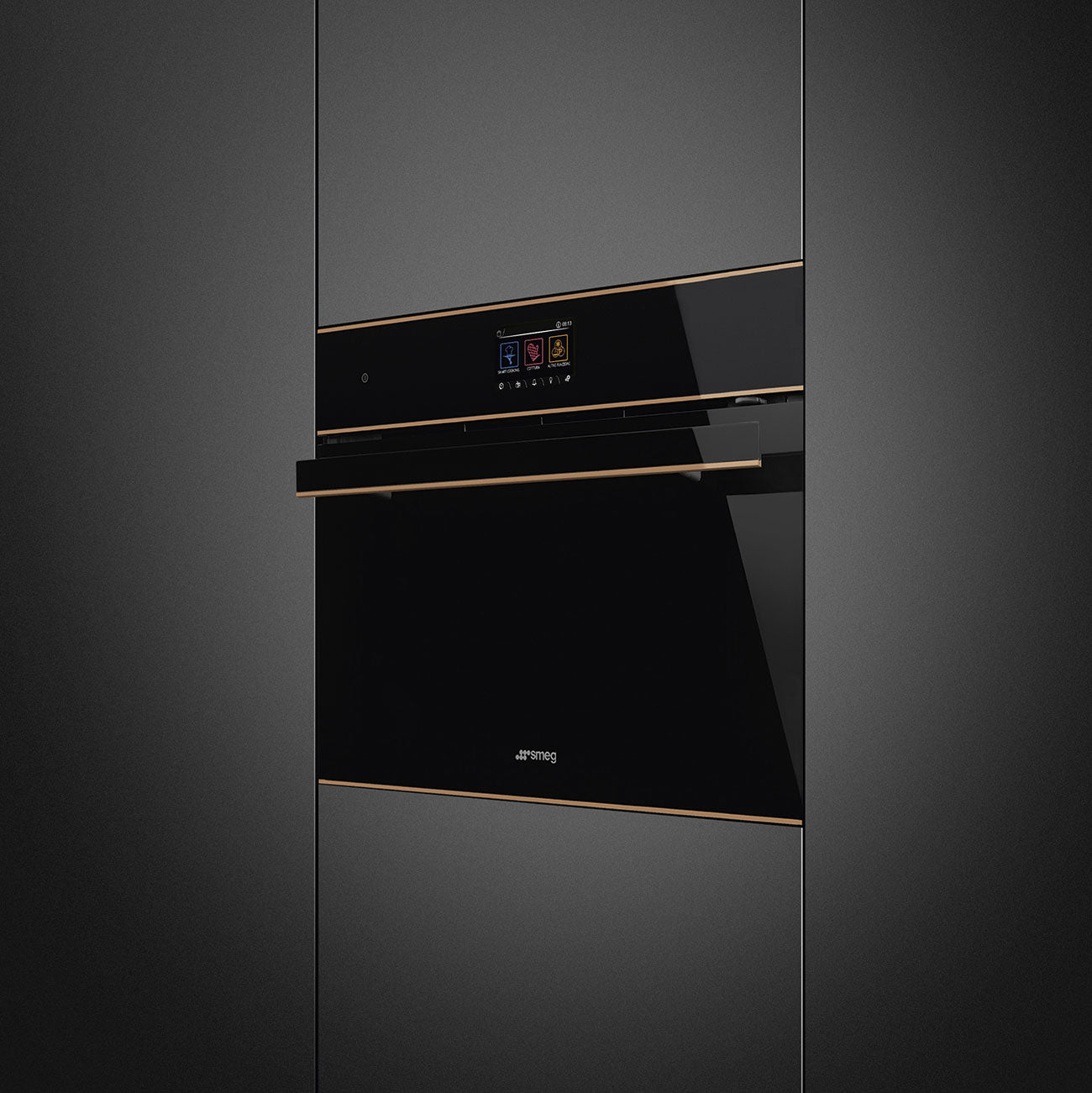 Microondas Combi 45 cm Smeg Dolce NOVO - SO4604M2PNR