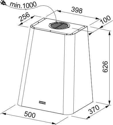Campana Extractora Franke FSMD508BK | 50 cm