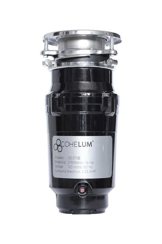 Triturador de Desperdicios Cohelum GD375B | 1/2 HP  CON PULSADOR NEUMATICO