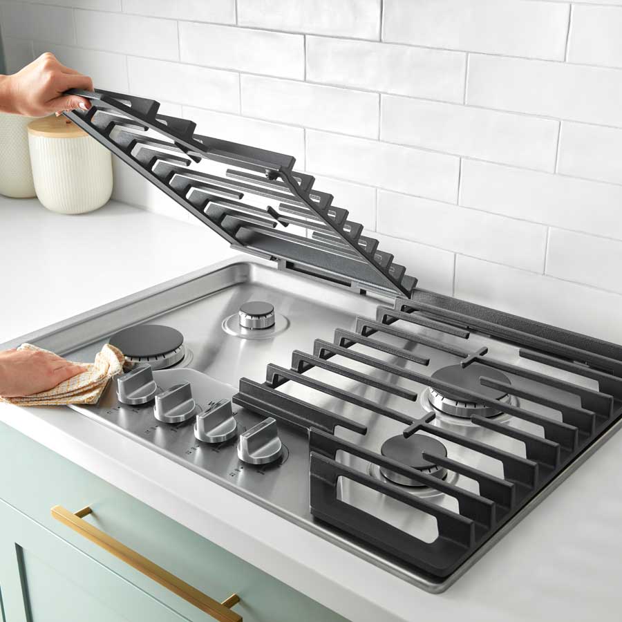 Cubierta a gas 5 quemadores 36"-91cm / Acero inoxidable Whirlpool - WCGK5036PS