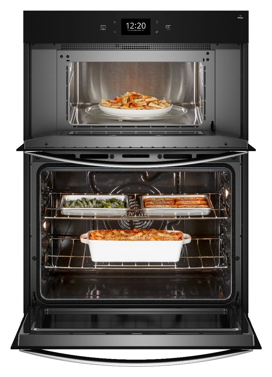 Horno combinado eléctrico 30"con Air Fry 7en 1 Silver Whirlpool - WOEC7030PZ