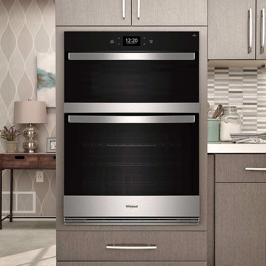 Horno combinado eléctrico 30"con Air Fry 7en 1 Silver Whirlpool - WOEC7030PZ