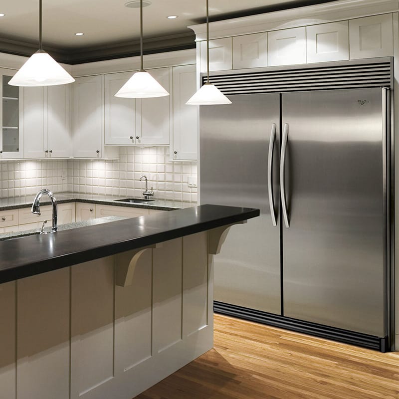 Neveras SideKicks 1.006 Lts Whirlpool Acero WSR57R18DM-WSZ57L18DM