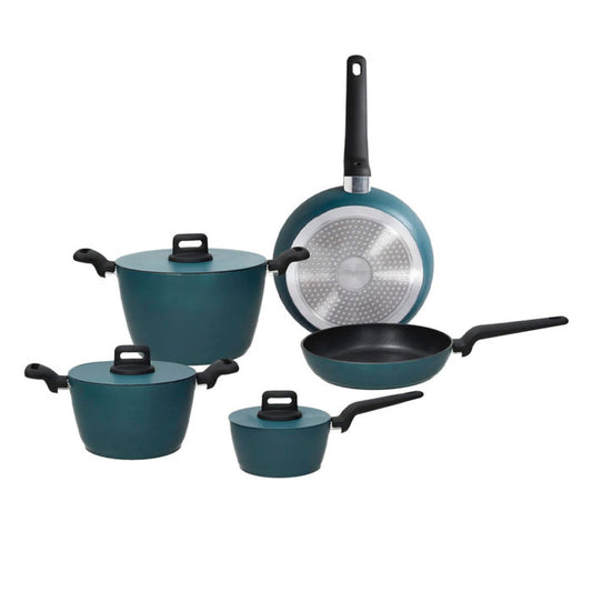 BATERIA DE 8 PIEZAS | COLECCIÓN GLAMOUR BLUSTYLED - Elegancia y Estilo para tu Cocina.