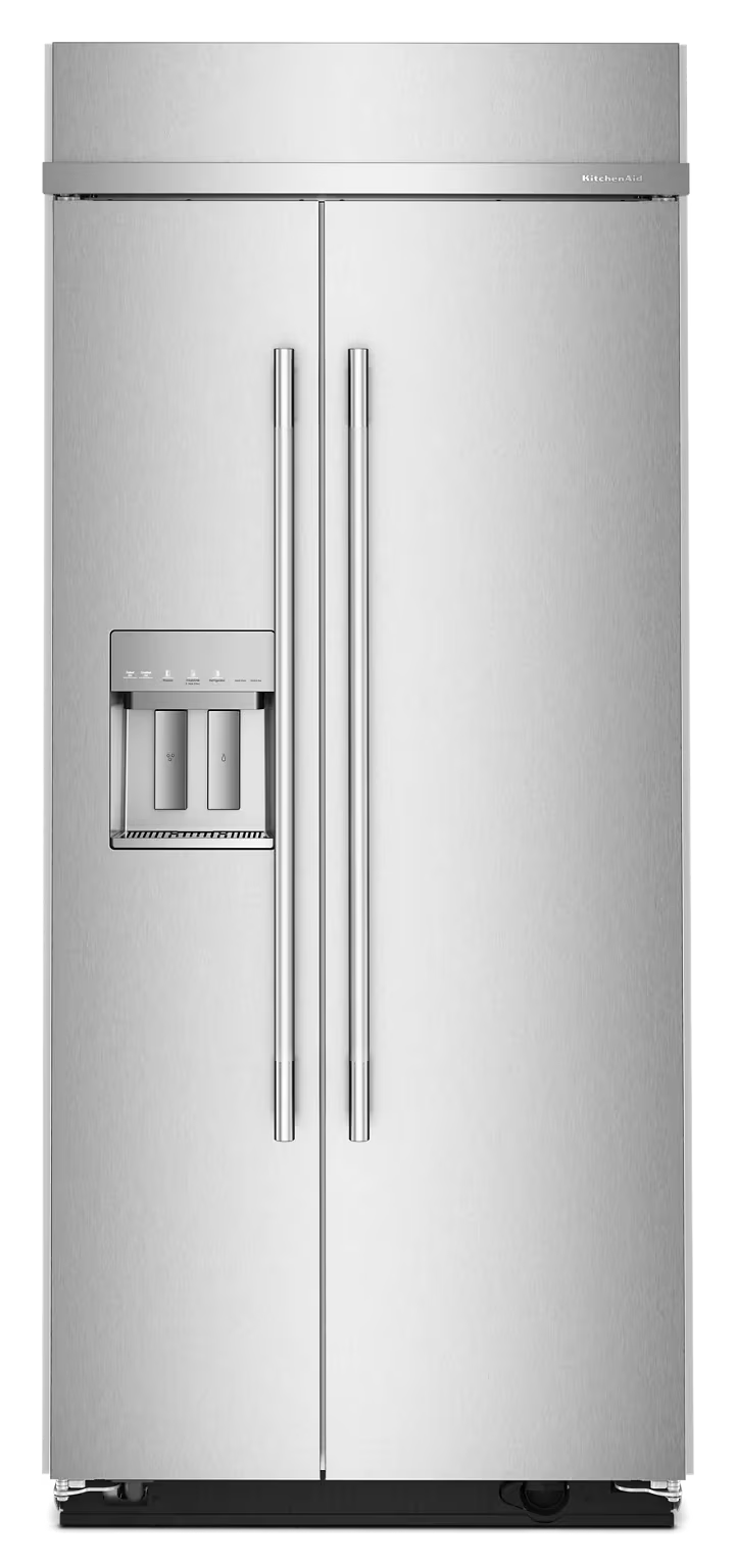 Nevera KitchenAid Empotrable Side by Side 623 Litros KBSD736SPS