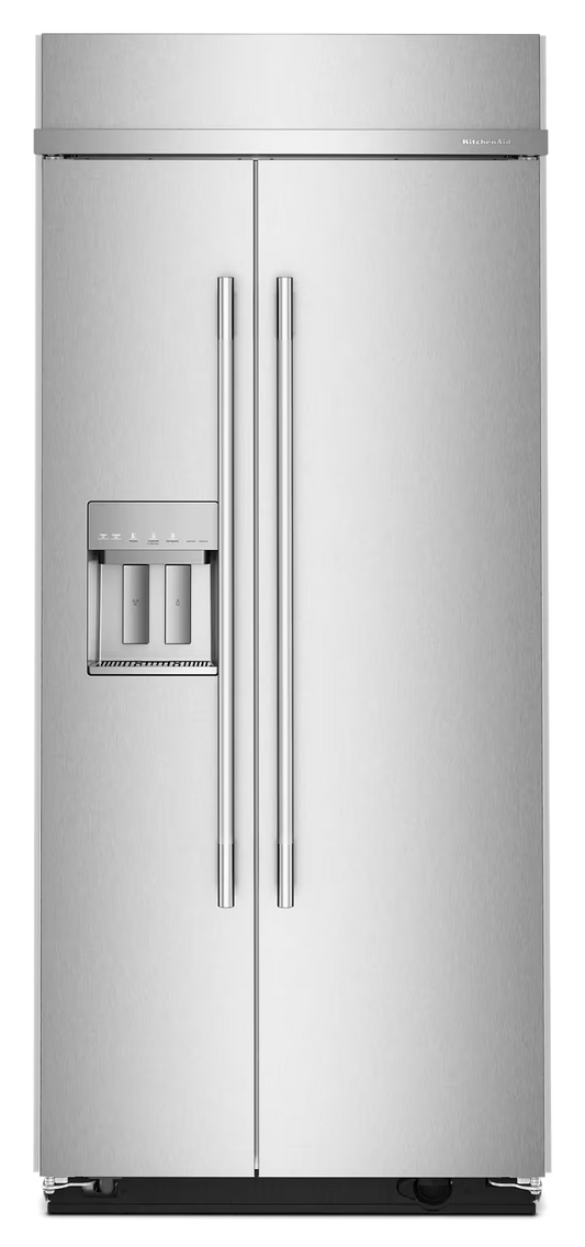 Nevera KitchenAid Empotrable Side by Side 623 Litros KBSD736SPS