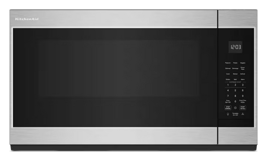 Microondas con Campana KitchenAid 76 cm Acero Inoxidable KMMS130RPS