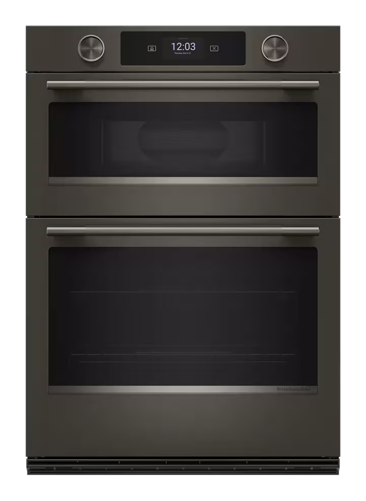 Torre Hornos Eléctrico Smart KitchenAid 30” Black Ore KOEC730SBE