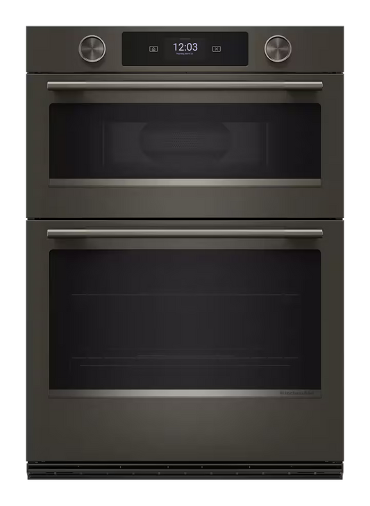 Torre Hornos Eléctrico Smart KitchenAid 30” Black Ore KOEC730SBE