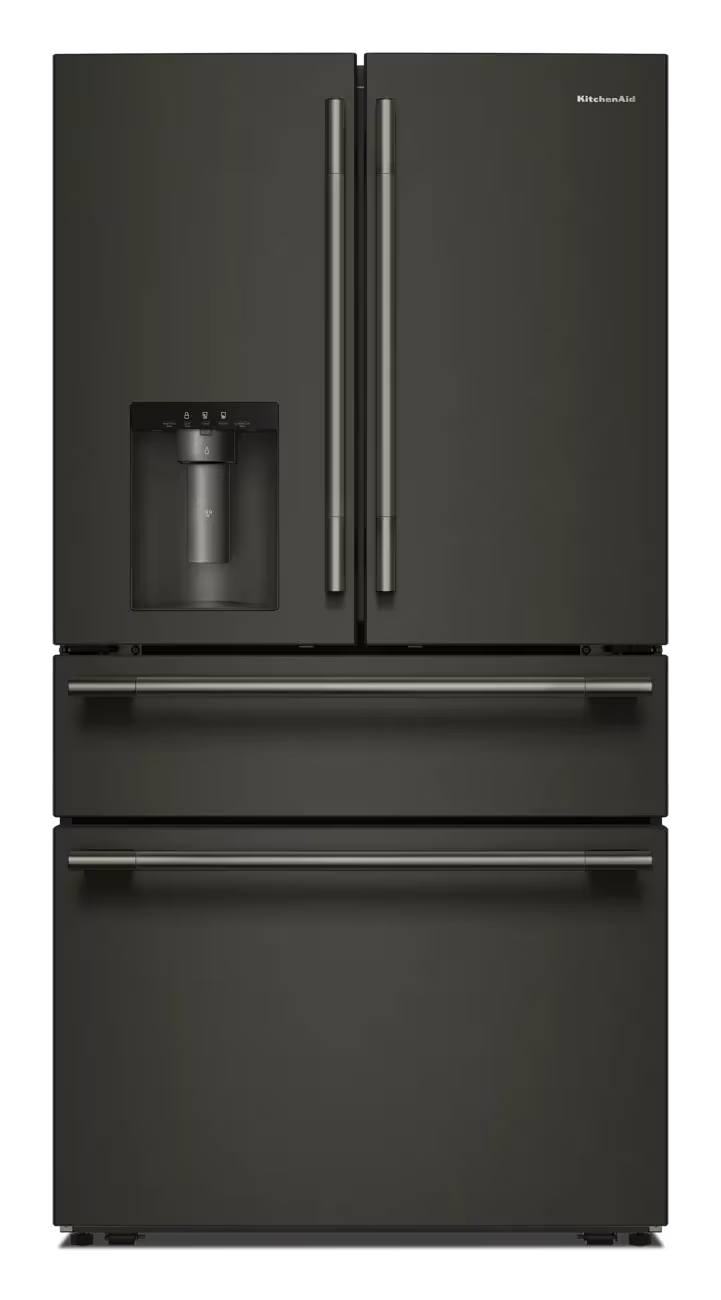 Nevera KitchenAid Multi Door Acero Negro 821 Litros KRMF436SBE