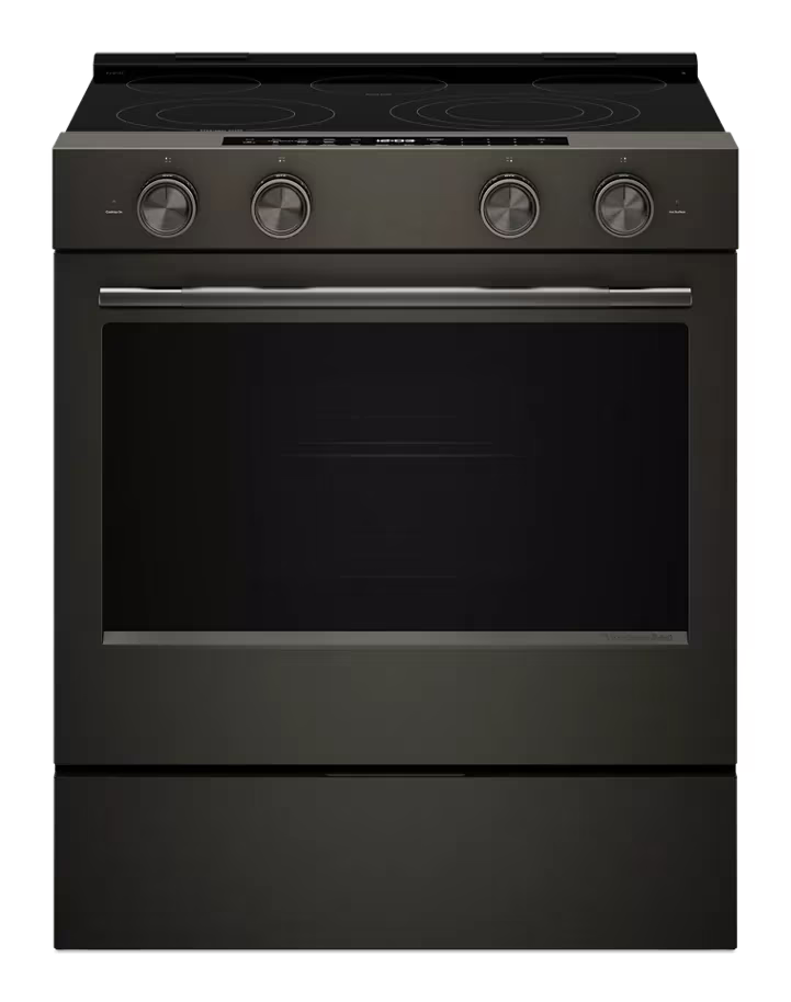 Estufa Eléctrica  de Piso KitchenAid 76 cm con Air Fry y Convección KSES530SPS