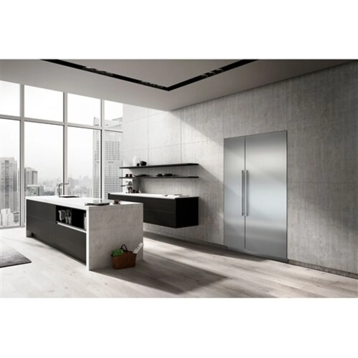 Refrigerador Totalmente Integrado Panel Ready 76 cms Liebherr - MRB3010 - Monolith