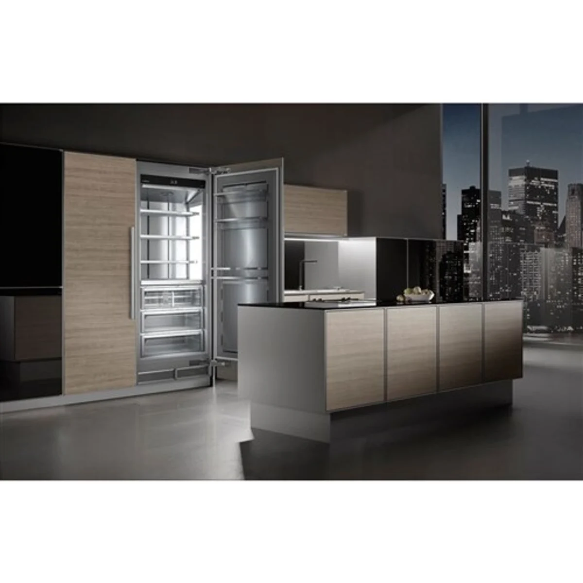Refrigerador Totalmente Integrado Panel Ready 76 cms Liebherr - MRB3010 - Monolith