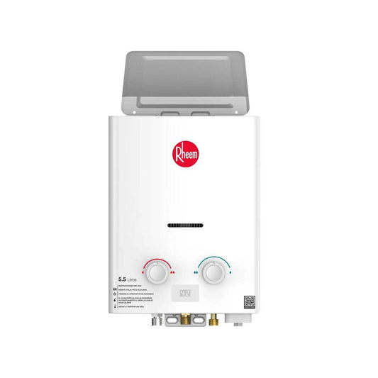Calentador de Agua a Gas Rheem 5.5 Litros – Alta Eficiencia y Seguridad gas Propano