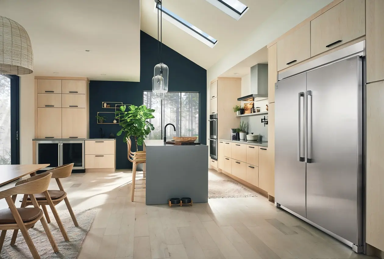 Nevera Electrolux Refrigrador + Congelador + Trim Kit  EI33AR80WS-EI33AF80WS